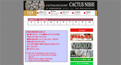 Desktop Screenshot of cactusnishi.com